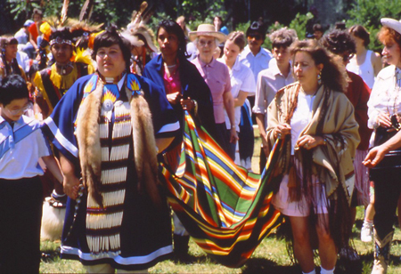 blanket dance